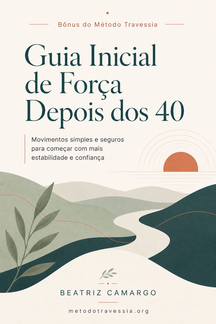 Capa do bônus Guia Inicial de Força Depois dos 40