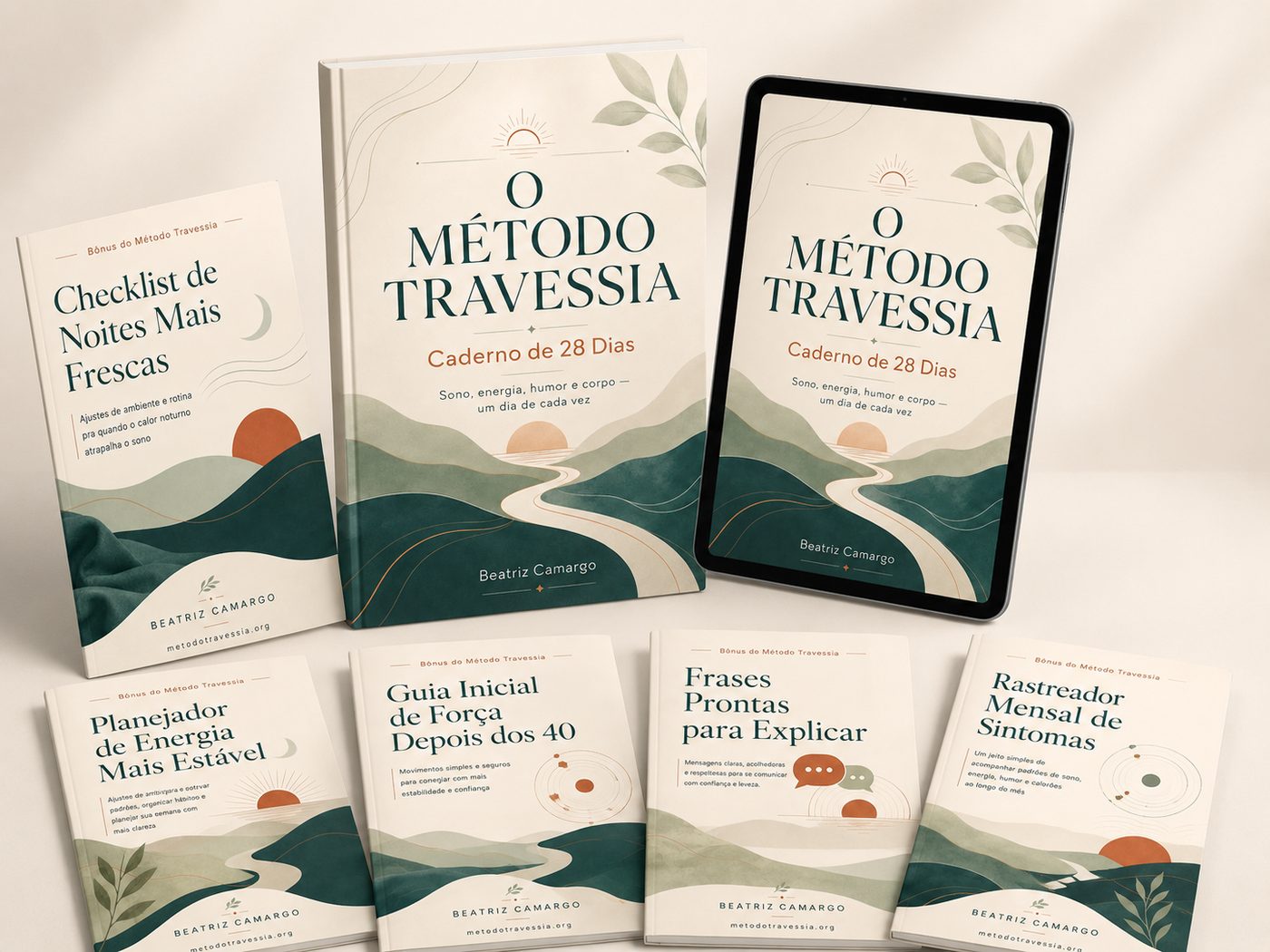 O Método Travessia — caderno de 28 dias, versão digital e impressa